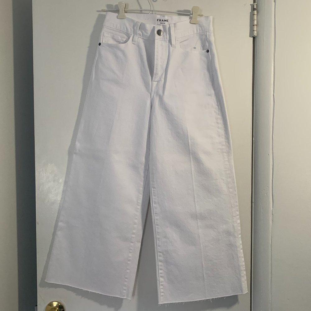 FRAME Le vintage Raw Edge Crop jeans size (27)